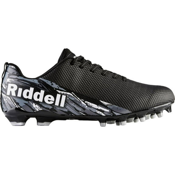 Riddell Flash Low Black / White  172540 Men's Size 10.5