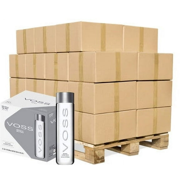 VOSS Still Artesian Water Glass 800ml (12/case) - Pallet of 64 cases
