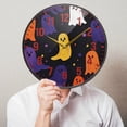 thumbnail image 6 of Yayeee Wall Clock Battery Operated 9.5" Silent Quartz Non-Ticking for Living Room Decor, Halloween Colorful Ghosts, 6 of 8