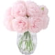 thumbnail image 1 of 2 manojos de flores artificiales atadas a mano 5 peonias - rosa claro Zhivalor LHH-0781, 1 of 4