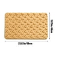 thumbnail image 3 of sruoe Bath Rugs, Bath Mats for Bathroom Floor, Bathroom Rugs, Non Slip WaterAbsorbent Stain Resistant Bath Mats, Polyester Mat, Bathroom Door Mat Household Use, Yellow, 3 of 6