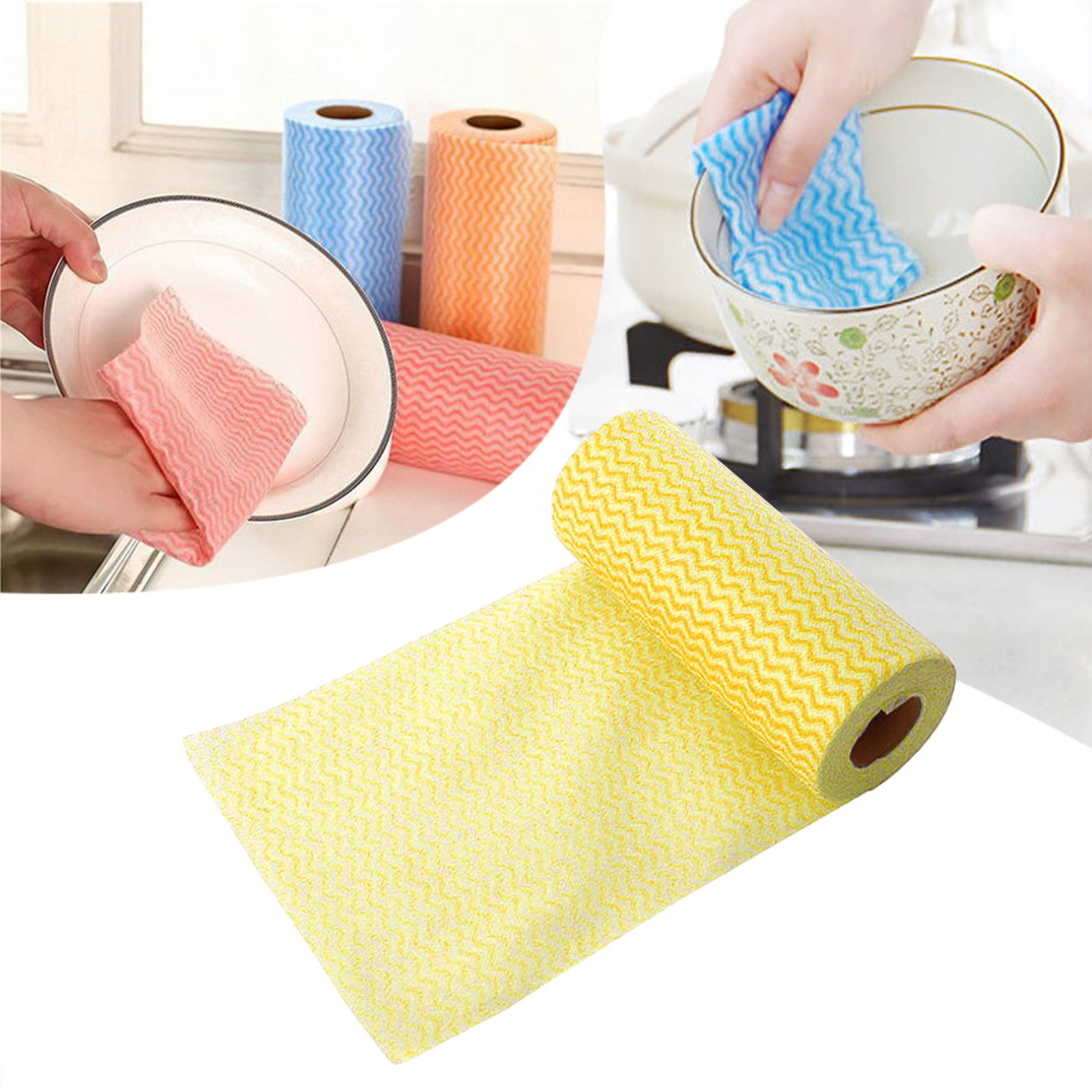 Multicolor Non Woven Kitchen Wipes, Wash Type: Reusable