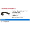 thumbnail image 2 of PCV Hose - Compatible with 1999 - 2002 Nissan Quest 2000 2001, 2 of 2