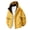 Yellow, variant on ,Men's Long Sleeve Oversized Hooded Jackets Full Zip Loose Fit Raincoats Fall and Winter Outdoor Hiking Sports Outwears Mint Green S