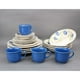 thumbnail image 2 of Vajilla 20 Piezas Vencort Cerámica Decorado Azul, 2 of 2