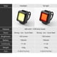 thumbnail image 3 of Bicicleta USB COB LED Luces traseras 80LM 150mAh Tipo-C Recargable (Luz trasera), 3 of 3