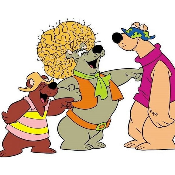 Moviemarket Help It's The Hair Bear Bunch 24” x 30” Framed Poster