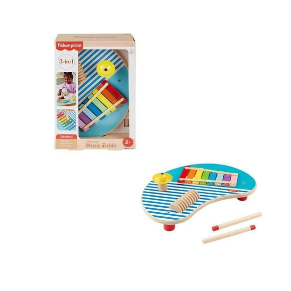Juguete para Bebés Fisher Price Mesa Musical de Actividades de Madera