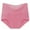Hot Pink, variant on Wancir High Waisted Underwear for Women Tummy Control Cotton Postpartum Plus Size Ladies Panties Briefs Pack