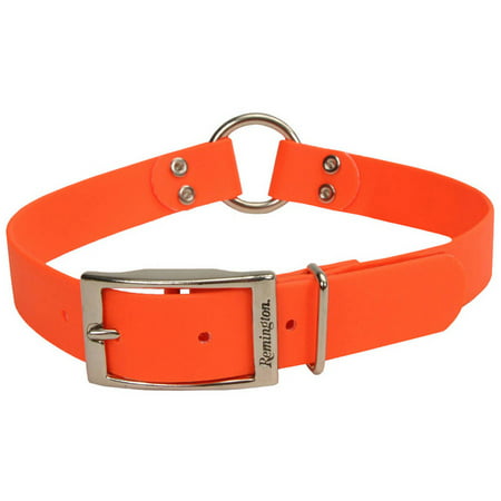 Remington Waterproof Hound Dog Collar with Center Ring, Orange, 18 Inces