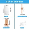 thumbnail image 2 of Sutowe Plasma Cutter Consumables Set for PT-31 Reusable Plasma Torch Cutting Consumables Lightweight Plasma Cutter Machine Consumables Plasma Cutter Accessories for Plasma Cutter, 2 of 8