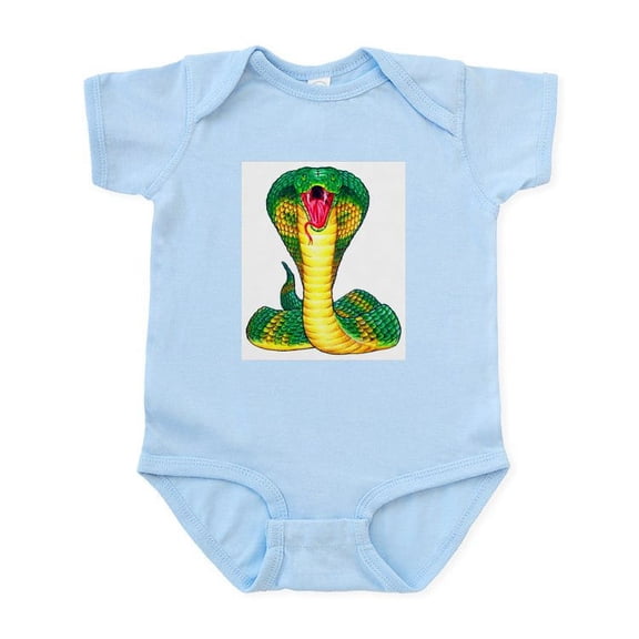 CafePress - Cobra Snake Tattoo Art Infant Bodysuit - Baby Light Bodysuit, Size Newborn - 24 Months
