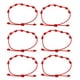 thumbnail image 3 of EeaseMX Pulsera trenzada de 6 piezas con nudo rojo, cadena ajustable para la muñeca., 3 of 7