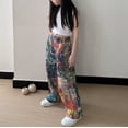 thumbnail image 5 of HIPYLO Jeans Petite Wide Leg Pants Pantalones Casuales Para Hombres Teen Girl Clothes 12-14 Years Old 7-8 Girls Clothes Little Girls, Blue 11-12 Years, 5 of 9