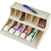 MMF, Combo Coin Wrapper/Bill Strap Rack, 1 Each, Putty