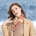 thumbnail image 7 of Odeerbi Smart Heated Scarf for Men Women Comfortable Plaid Warming Neck Wrap Scarf Winter USB Rechargeable Neck Warmer Lattice Print Protection Warm Heating Scarf Yellow, 7 of 7