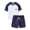 Milky Way, variant on Baby & Toddler Boys Short Sleeve Rashguard Swimsuit, 2-Piece, Sizes 6M-5T