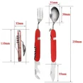 thumbnail image 6 of Foldable Camping Utensil Set - Multi-Functional Knife, Fork, Spoon Combo for Outdoor Activities and Sports Camping Picnic Travel, 6 of 10