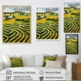 thumbnail image 4 of Designart "Vineyard Landscape Rendered In De Stijl Style" Vineyard Floater Framed Wall Art Prints, 4 of 5