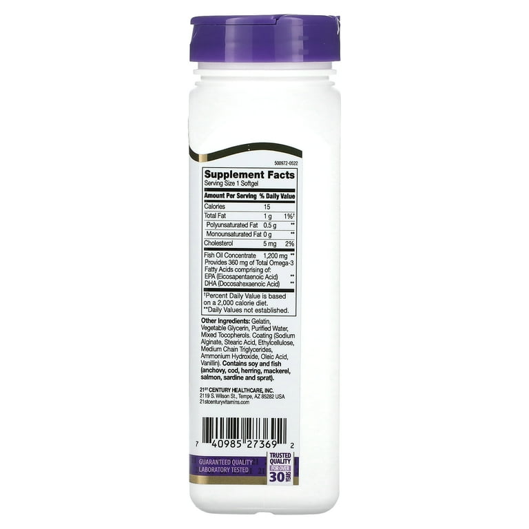 Century 21 fish oil hotsell
