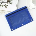 thumbnail image 1 of Pencil Case With Transparent Window Stationery Bag Binder Classroom Storage Bag, 1 of 2