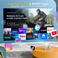 thumbnail image 4 of XGODY Gimbal 3 NEW Smart Mini Portable Projector with Bluetooth & WiFi,Support 1080P,White, 1 Count, 4 of 11