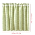 thumbnail image 3 of Feledorashia Cabinet Curtain, Short Cupboard Cover, Decorative Privacy Panel for Open Shelving Kitchen Cabinet Utility Nook and Storage Area, Soft Fabric Panel with Gathered Top Edge and Hooks, 3 of 7