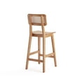 thumbnail image 5 of Manhattan Comfort Versailles 25.98" Wood Counter Stool in Natural, 5 of 5