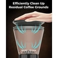 thumbnail image 5 of Tuni G1-N Conical Burr Coffee Grinder, 48 Grind Settings Anti-static Burr Mill, Precision Electronic Timer and LED Touchscreen for Espresso/Drip/Cold Brew/French Press, Stainless Steel, Black, 5 of 6