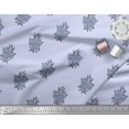 thumbnail image 3 of Soimoi Rayon Fabric Leaves & Floral Block Print Fabric by The Yard 42 Inch Wide, 3 of 3