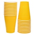 JAM Paper Plastic Cups, 12 oz, Yellow, 20/Pack - Walmart.com