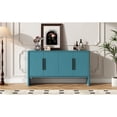 thumbnail image 2 of Vintage-style 4-door Sideboard With Ample Storage In Blue Antique Shade Charming For Home Interiors, 2 of 7