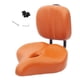 thumbnail image 4 of Asiento de bicicleta con respaldo Sillín de bicicleta Sillín de bicicleta cómodo suave y extra ancho marrón, 4 of 9