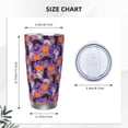 thumbnail image 4 of Lsque Halloween Black Cats Pattern 20oz Car Cup with Lid and Straw, Insulated Coffee Cup with Straw Topper, Spill Proof Travel Coffee Mug, Stainless Steel Tumble-Straw Three-piece Set, 4 of 8