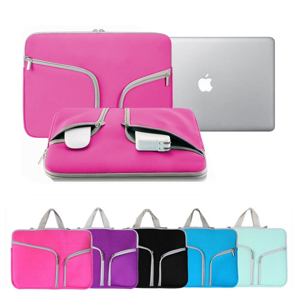11"-15.6" Laptop Sleeve Case Bag Carrying Waterproof Netbook Protector PU Bag 