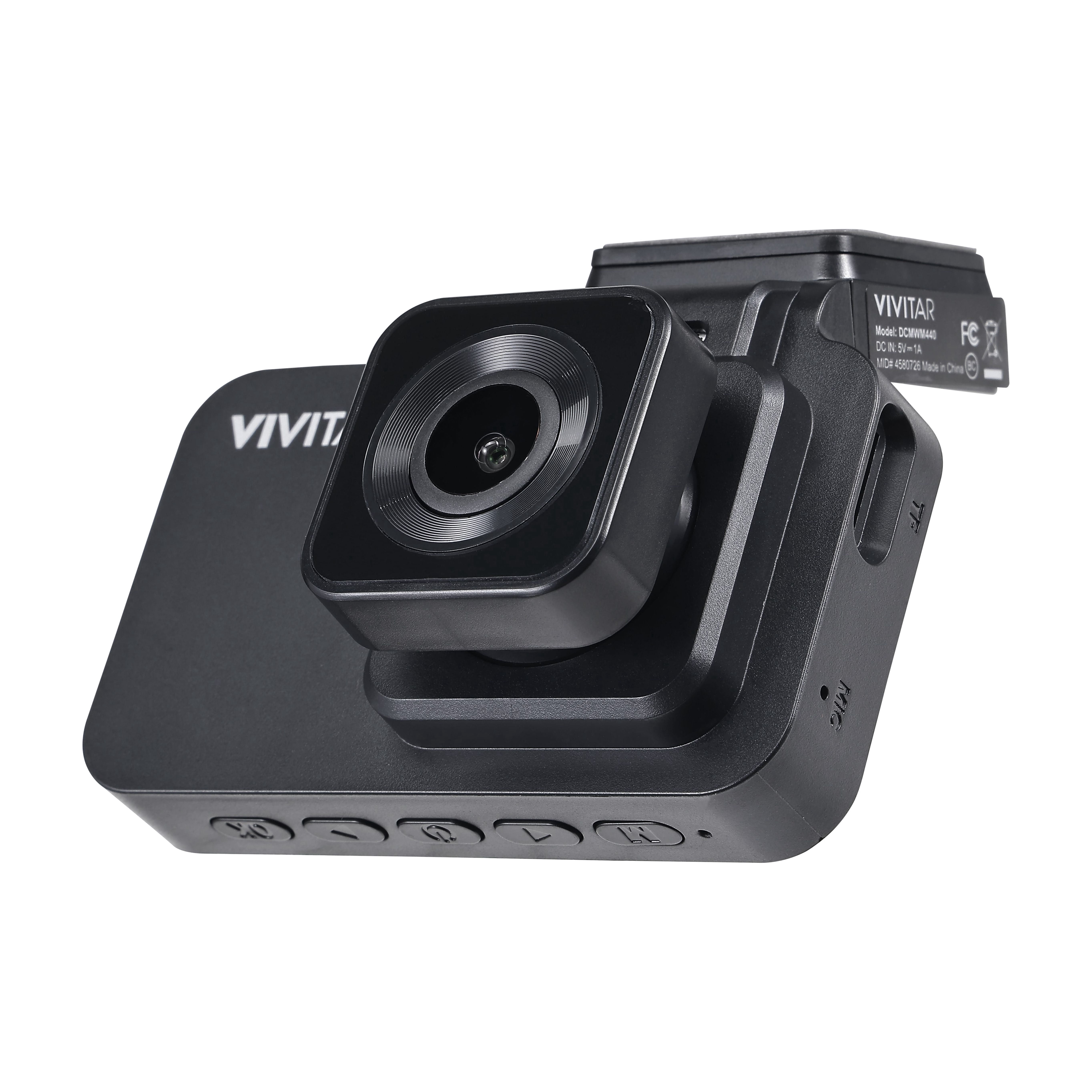 Vivitar HawkEye 4K AI Dash Cam with WiFi, Smart AI App, Front & Rear Collision Warnings, Lane Departure Alert, G-Sensor & 8GB MicroSD Card