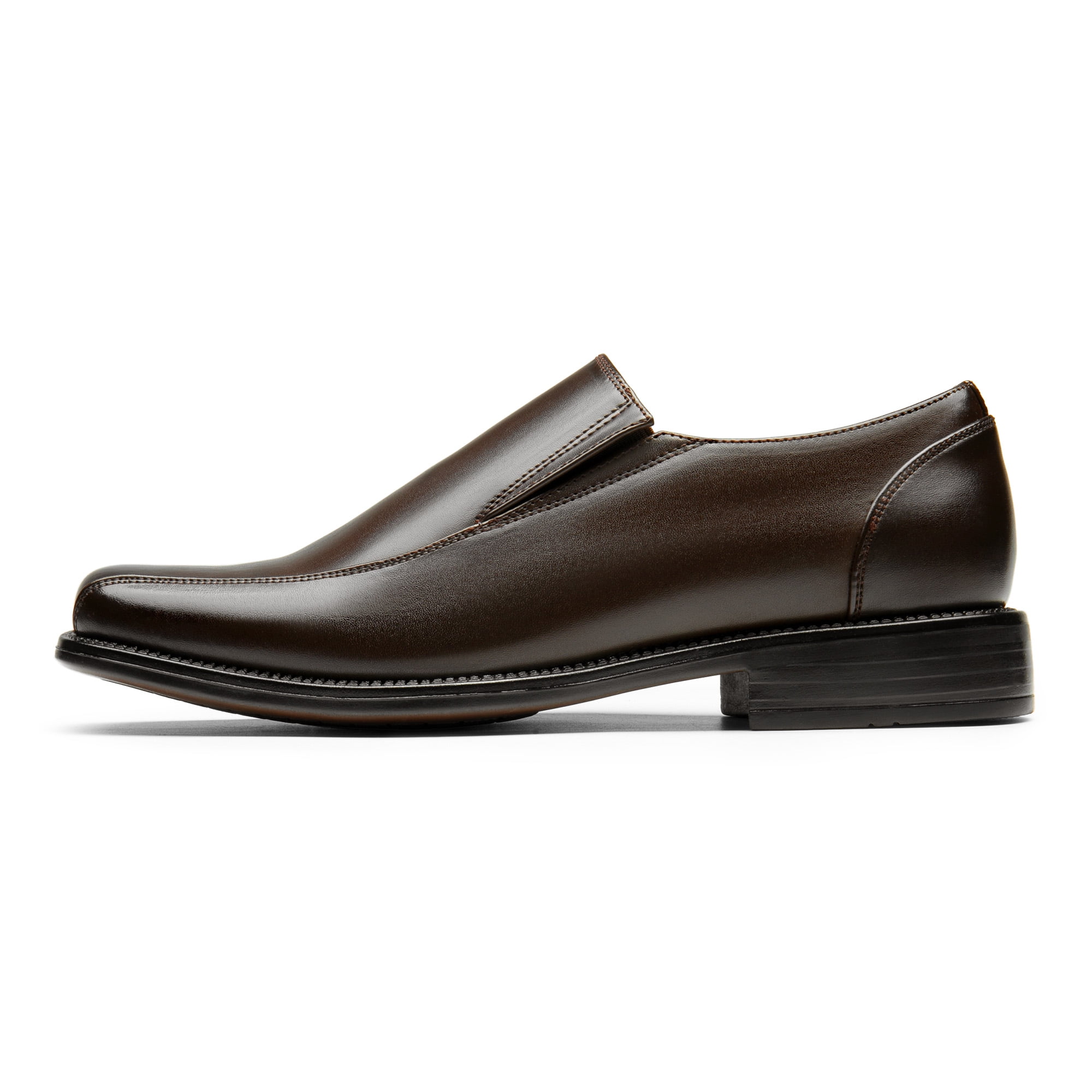 Bruno Marc Men's Formal Leather Lined Square Toe Dress Loafers Shoes BROWN size 12
