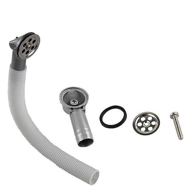 Kitchen Sink Drainer Lateral Circular Overflow Washbasin Accessories Overflow Tube For Sink Expandable Overflow Tube, Circular Connection