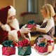thumbnail image 1 of Bolsas de regalo navideñas - Tote de cuero y terciopelo con adorno metálico para decoración navideña y embalaje de caramelos de fruta, 1 of 6