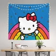 thumbnail image 3 of Hello Kitty Tapestry Wall Hanging Wall Decor Wall Art Tapestry Home Decoration For Bedroom, Living Room, Dorm 40x60 Inch, 3 of 7