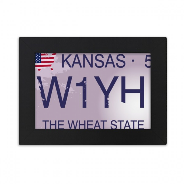 USA American Car Licence Illustration Pattern Desktop Photo Frame Ornaments Picture Art Painting