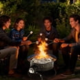 thumbnail image 5 of 19 Inch Portable Propane Fire Pit For Camping  Gas Bowl With Cover And Carry Kit 58 000 Btu Outdoor Round Patio/backyard/rv/tailgating Black, 5 of 7