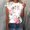 Multicolor, variant on GaThRRgYP Plus Size Tops for Women,Blouse for Women Plus Size,Women's Summer Casual Crewneck Short Sleeve T-Shirts Floral Print Fit Basic Tops Tees Blouses Multicolor S