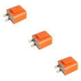 thumbnail image 2 of Transemion 2 Pin Motorcycle LED Flashers Square Stable Signal Indicator Signals Blinker Replacing Blinking Lighting Parts Orange 1pcs 3Set, 2 of 6
