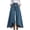 Blue, variant on Arlun Irregular Pleated Denim Pants for Women High Waisted Wide Leg Trendy Street Style Casual Jeans with Button Detail and Pockets Baggy Flowy Comfort for Everyday Wear Dark Blue XL