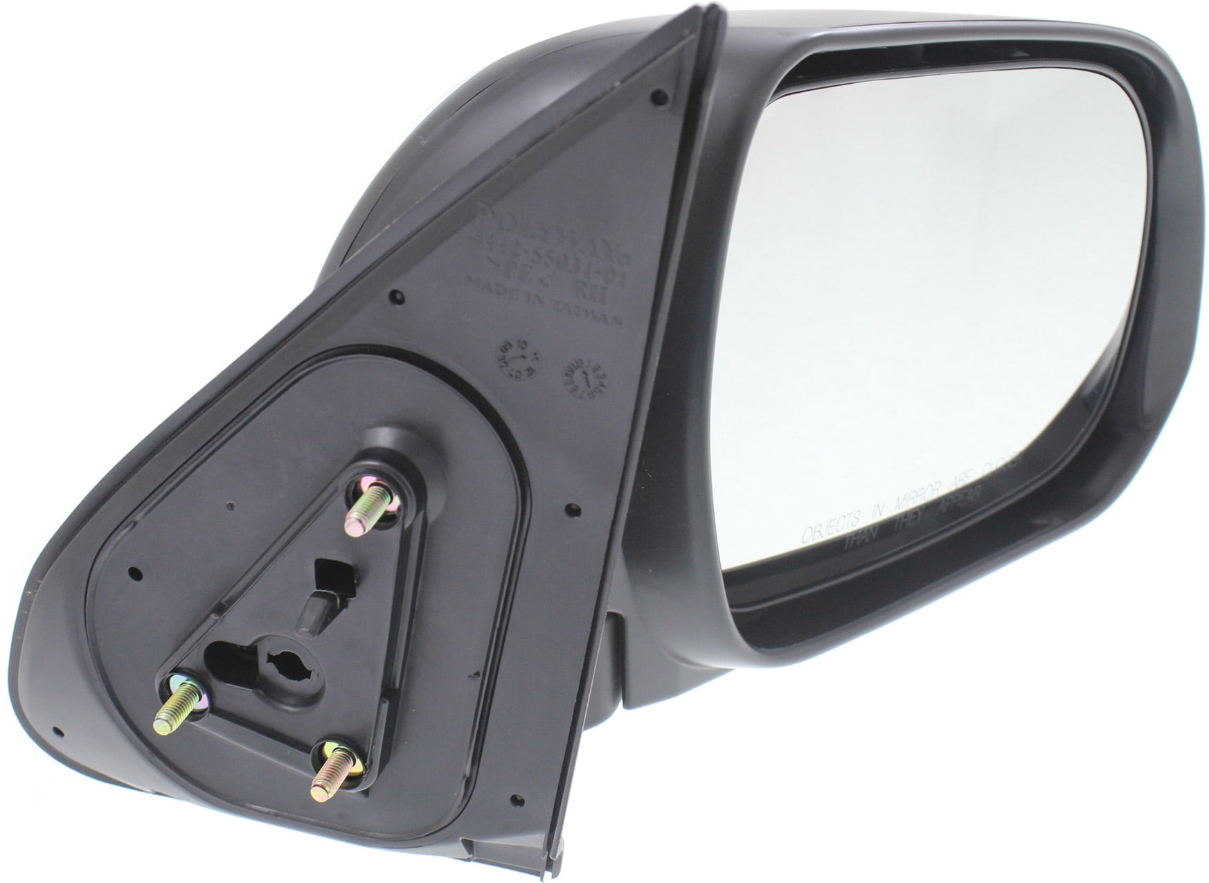 Mirror Compatible With 2012-2015 Toyota Tacoma Right Passenger Side Textured Black Kool-Vue