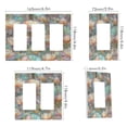 thumbnail image 2 of Yayeee Rocker Switch Wall Plate 1-Gang 4.6"x2.9" Home Decorative Outlet Cover, Colorful Water Lilies Pattern, 2 of 6