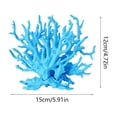 thumbnail image 3 of BingTong Artificial Corals For Aquarium Decoration, Lifelike Simulated Coral Decor,Realistic Small Reef Ornaments For Fish Tank, Beach Theme Room Decoration C-Sky Blue, 3 of 6