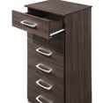 thumbnail image 3 of Boston 6 Drawer Chest of Drawers (18 in L. X 16 in W. X 46 in H.)-Color:Wenge, 3 of 3