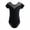 w93# Black372, variant on Wuxian Girls Dance Dresses Solid Color Short Sleeve Round Neck Stage Performance Ballet Jazz Tutu Dress Outfit Leotard Set Bodysuit Fall Dress,Black,7-8 Years
